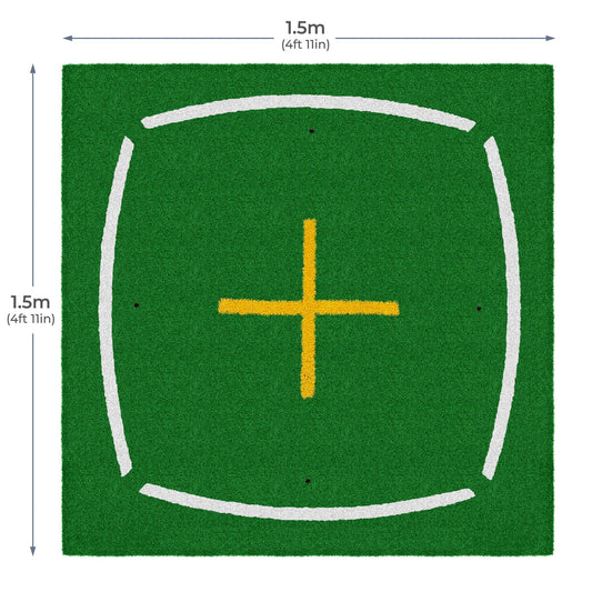 Tapete de béisbol de enseñanza 1.5m x 1.5m (4' 11" x 4' 11")