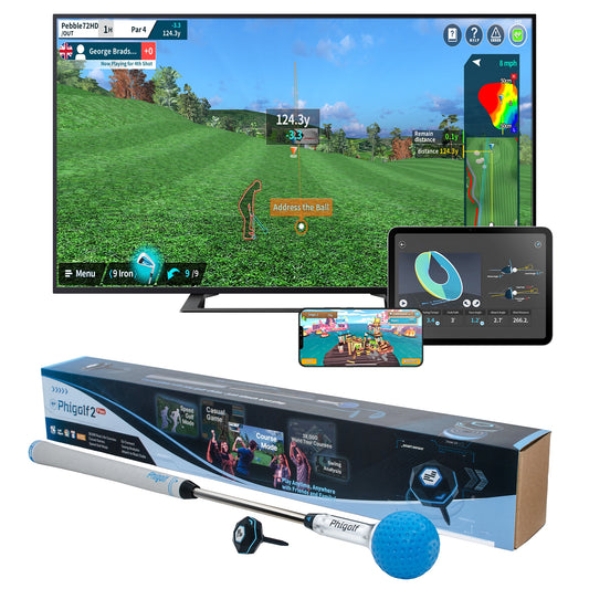 Simulador inteligente Phigolf 2 Flex móvil y para el hogar