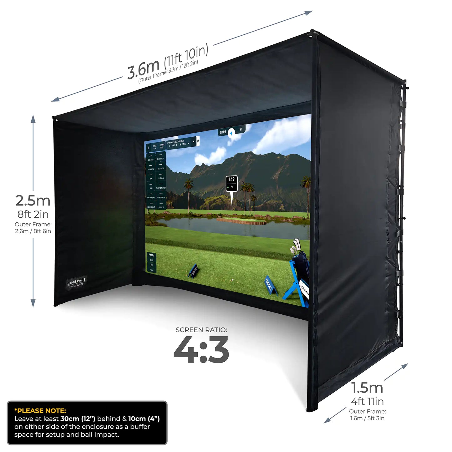 Square Golf Home Simulator Bundle