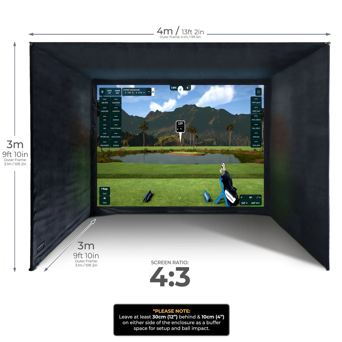 Square Golf Home Simulator Bundle