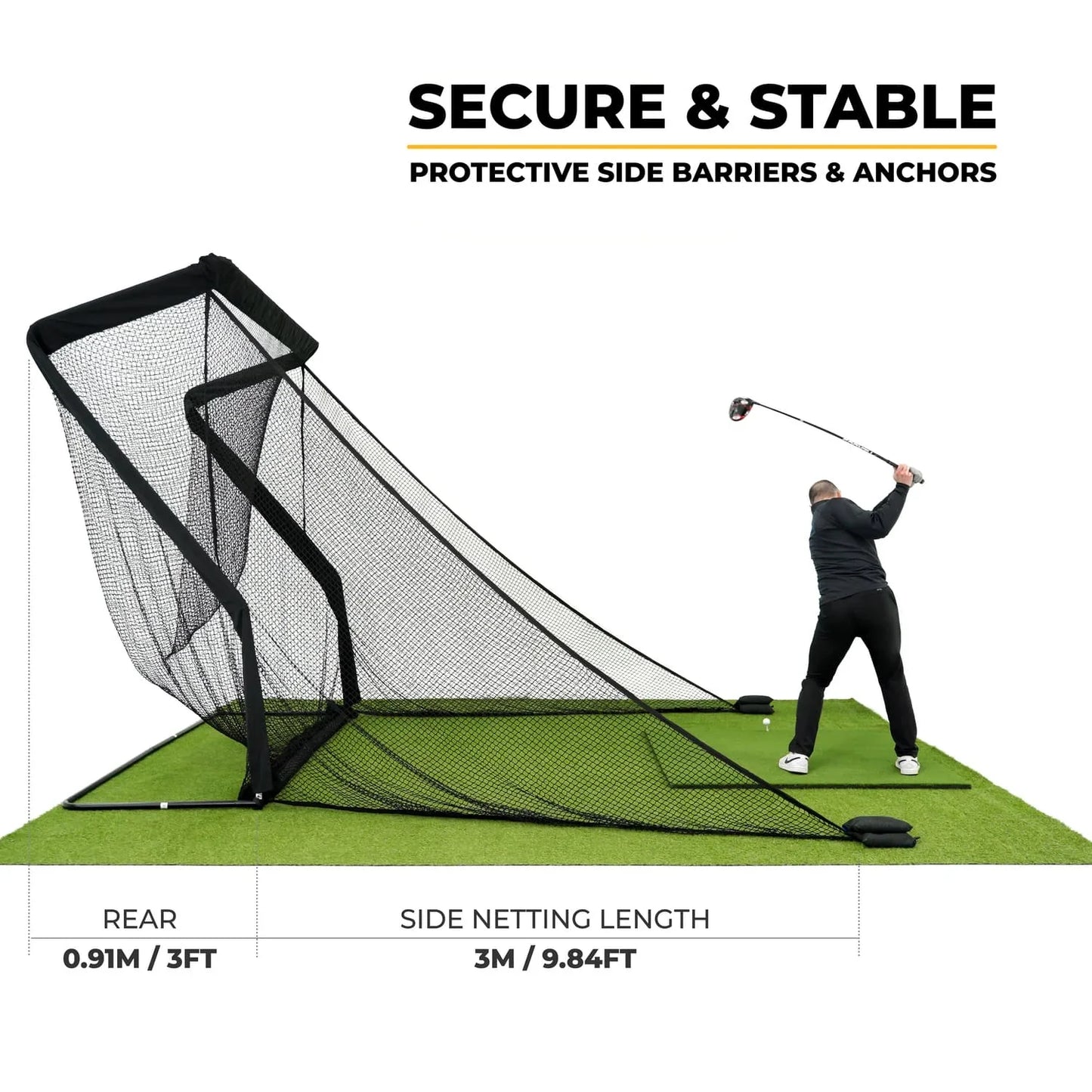 Pacote de Rede de Prática GOLFBUDDY Shot Mate