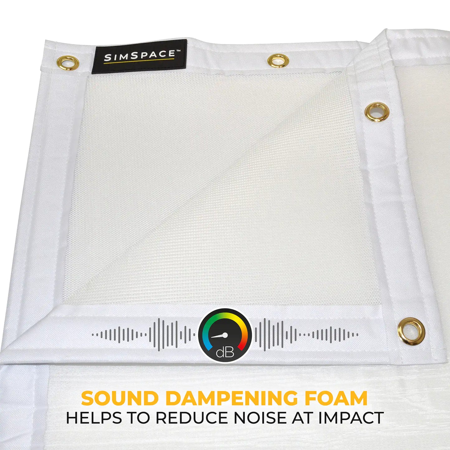 Respaldo de espuma insonorizante y de impacto SimSpace