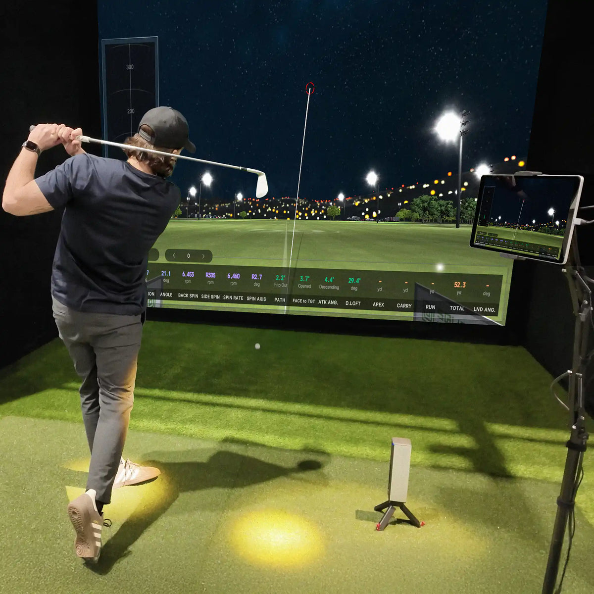 Monitor de lanzamiento Square Golf Omni