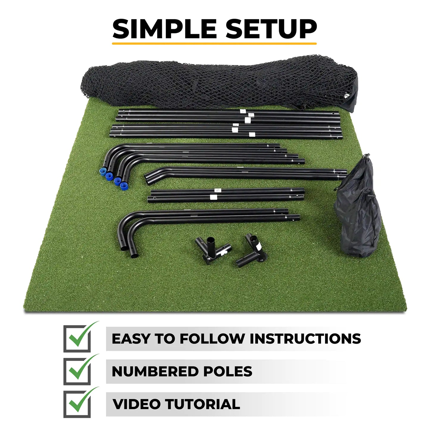 Pacote de Rede de Prática GOLFBUDDY Shot Mate