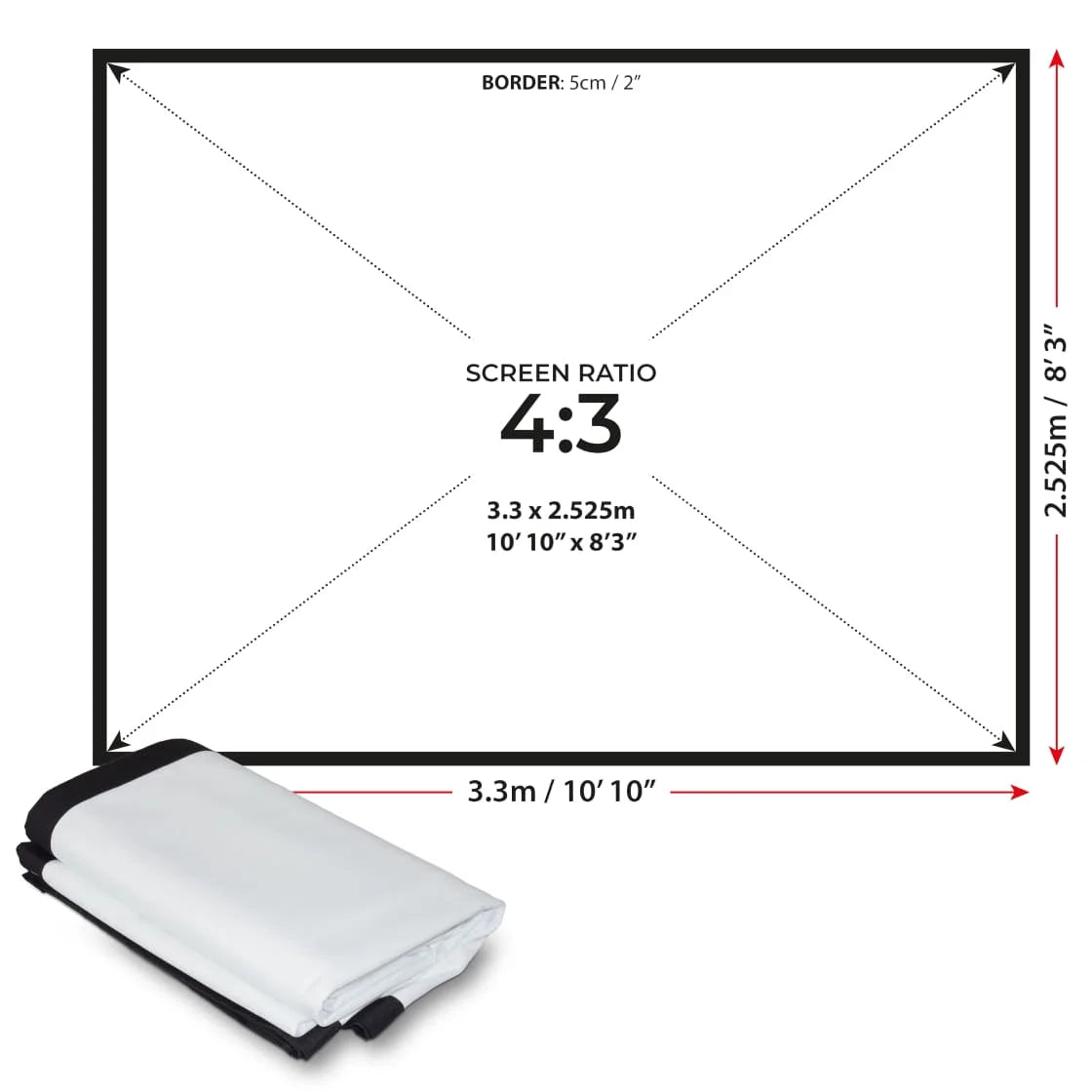Pantalla de impacto de doble cara SimSpace